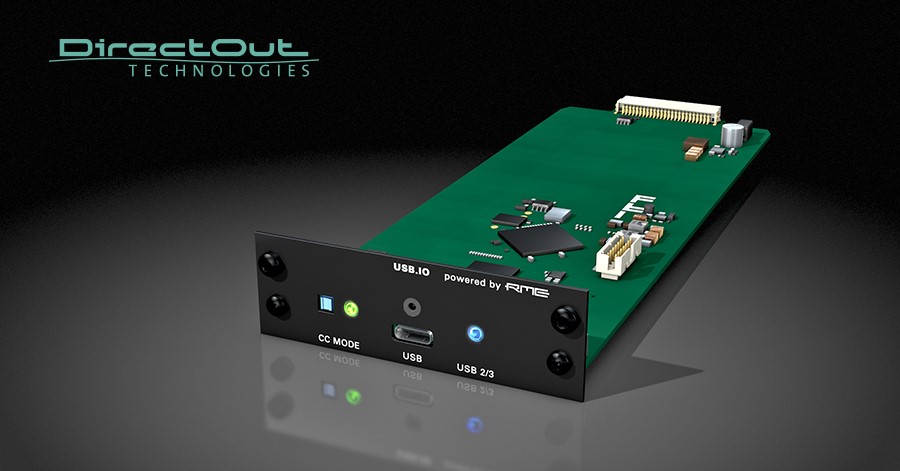 DirectOut announces USB.IO powered by RME.