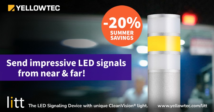 AV SYS: Αποκτήστε τα Sets LED Σηματοδότησης Yellowtec litt με Έκπτωση -20%!