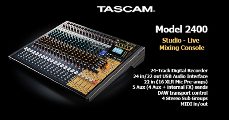 Elina Audio Specialists: Tascam Model 2400.