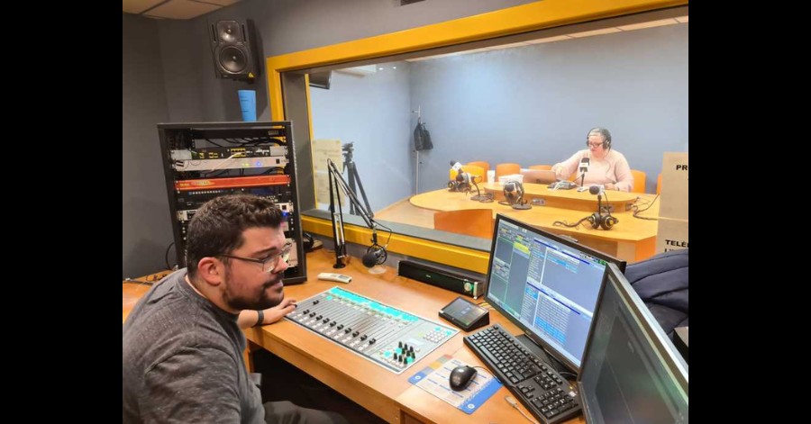 AEQ technology in the new Olesa Ràdio studio.
