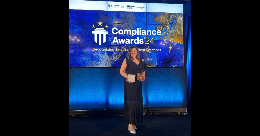 Διπλή διάκριση της Nova στα Compliance Awards 2024, για την προώθηση βέλτιστων πρακτικών Συμμόρφωσης.